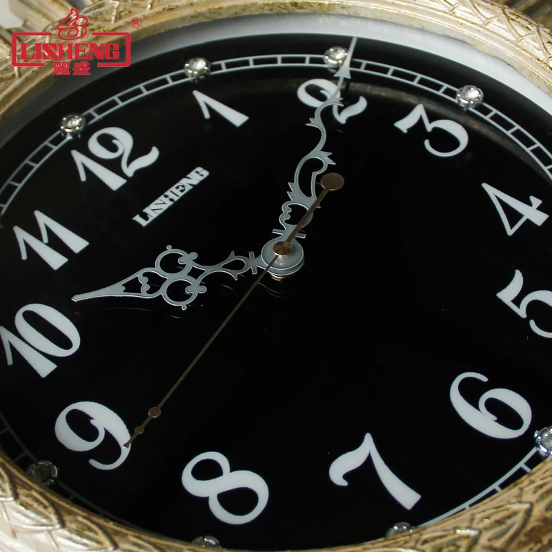 Modern Minimalist Living Room Mute Creative Clock Light Luxury Personality Home Bedroom Atmosphere Quartz Wall | Дом и сад
