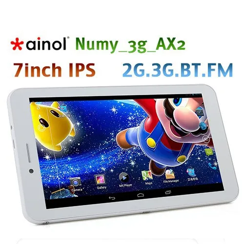 7 '' Ainol numy AX2 двухъядерный 3 г планшет Android 4.2 пк MTK8312 двухъядерный 8 ГБ GPS Bluetooth wcdma, фирменные таблетки детский планшет андроид планшети планшет детский детский планшет