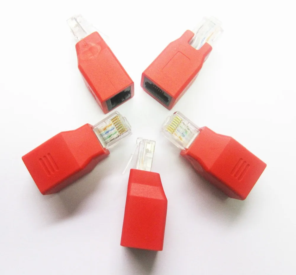 Сетевой Ethernet разъем cross RJ45 CAT5 CAT5E кабель штырь гнездо кросс адаптер Новый высокого