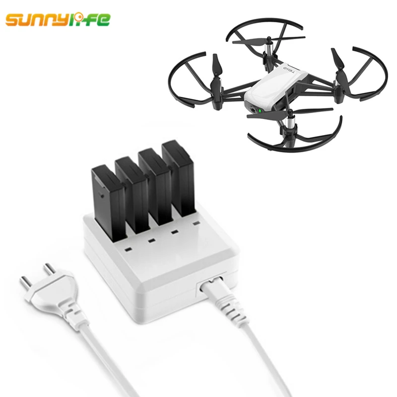 Sunnylife tello зарядное устройство 4в1 мульти батарея зарядный концентратор США ЕС