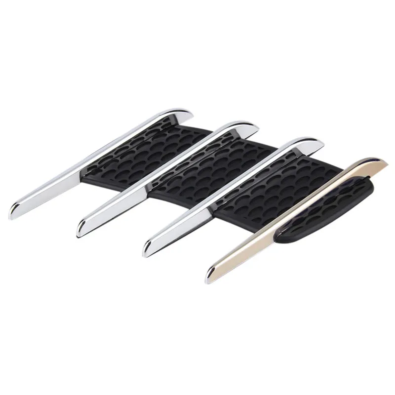 2 шт. автомобильный Стайлинг автомобиля акула жабры капот боковой поток двери