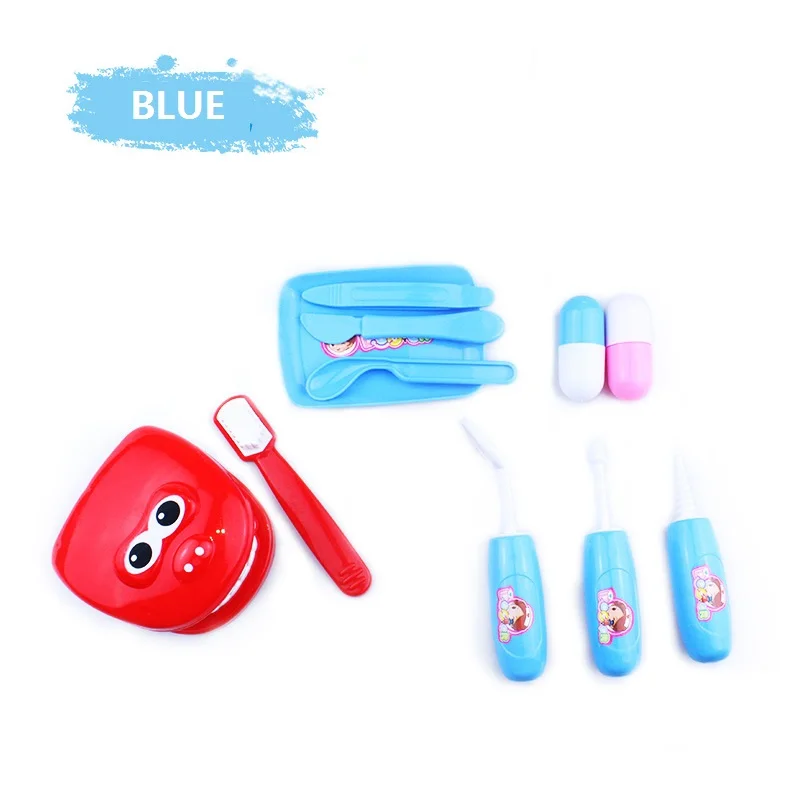 

Dentist Toy Funny Pretend Play Real Life Cosplay Doctor Game Toy Dentist Medicine Box Pretend Doctor Play For Children