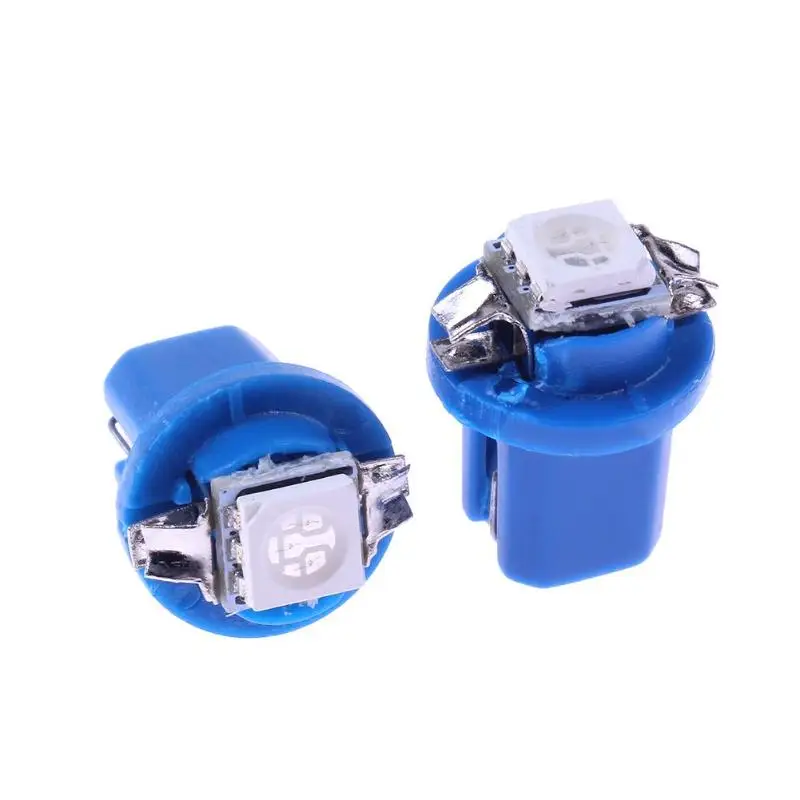 10 шт. T5 B8.5D 5050 SMD СВЕТОДИОДНЫЙ Автомобильный светильник автомобильный приборной