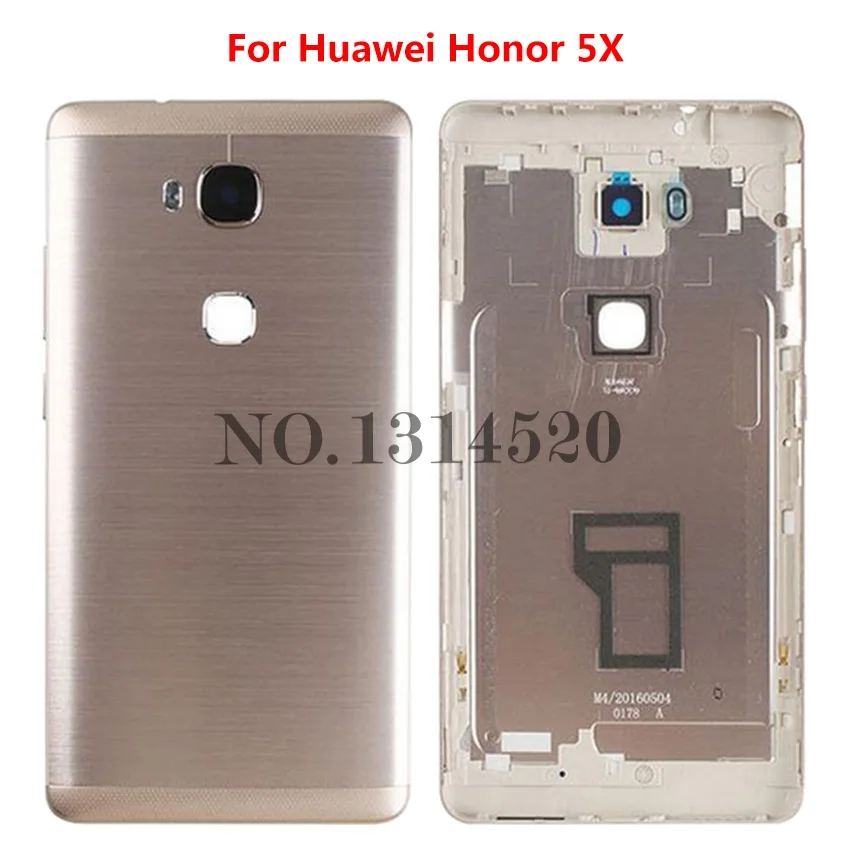Задняя крышка аккумуляторного отсека чехол для Huawei Honor 5X с объективом камеры и