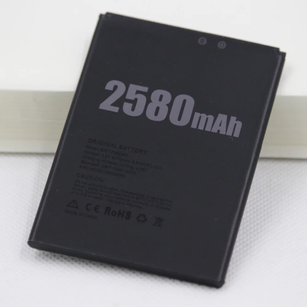 ISUNOO 2 шт./лот BAT17582580 2580 мАч Мобильный телефон батарея для DOOGEE X20 смартфон