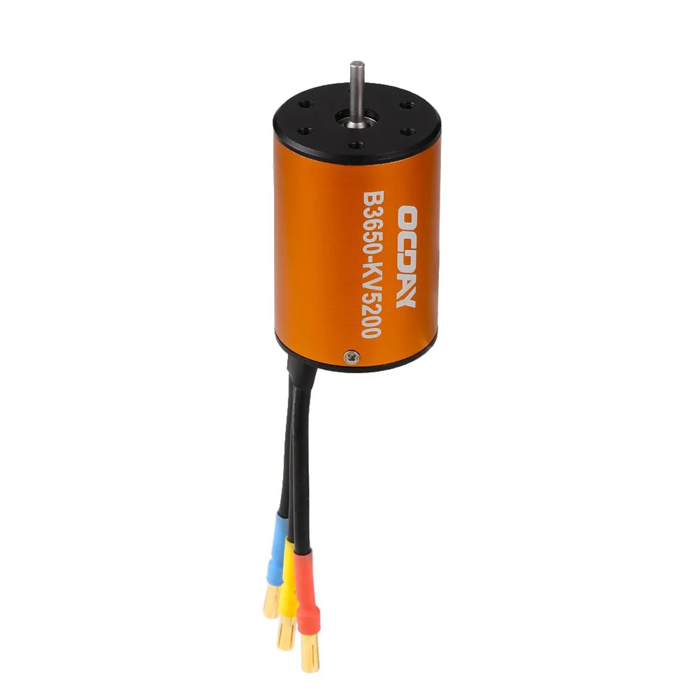 Высокое качество RC части 1/10 B3650 5200KV 4P Бесконтактный бесщеточный двигатель CNC для