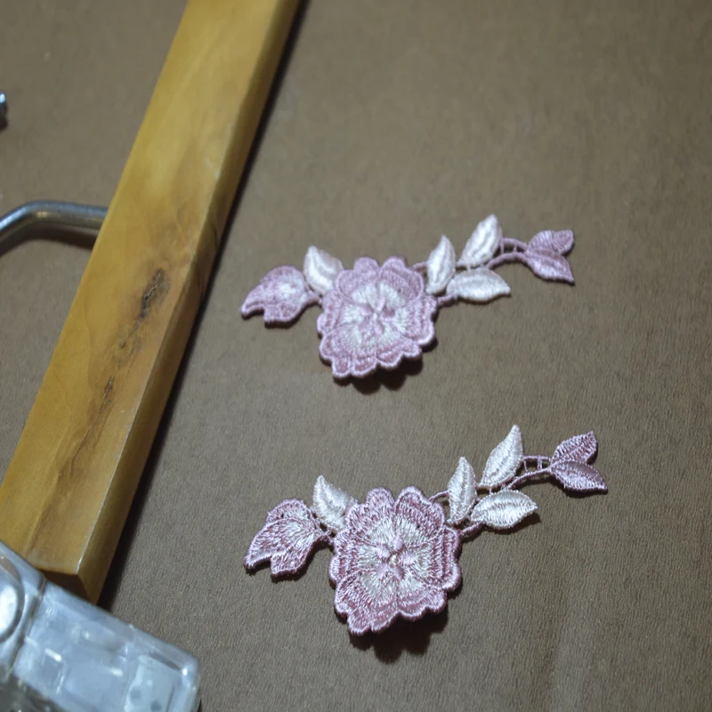 (3pcs/lot)New arrival color floral Sewing Motif Venise Lace Applique for Garment Embroidery patches17112616 | Дом и сад