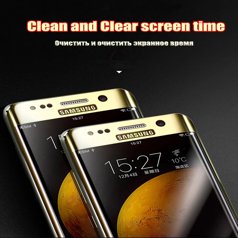 9 H закаленное Стекло для samsung Galaxy S8 плюс 3D Ясно полное покрытие Экран Защитная