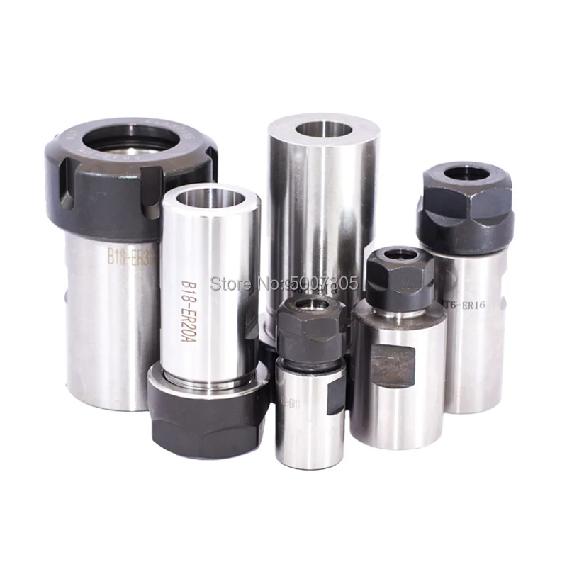 B10 B12 B16 B18 JT6-ER11/ER16/ER20/ER25/ER32 ER цанговый держатель инструмента, удлинитель вала двигателя вместо сверлильного патрона