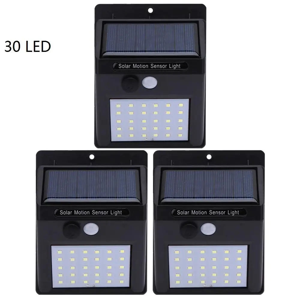 30LED 1-4 года шт 20/30LED движения PIR Сенсор настенный светильник Водонепроницаемый энергосбережения открытый сад Двор Путь улица безопасности лампа - Испускаемый цвет: 30LED