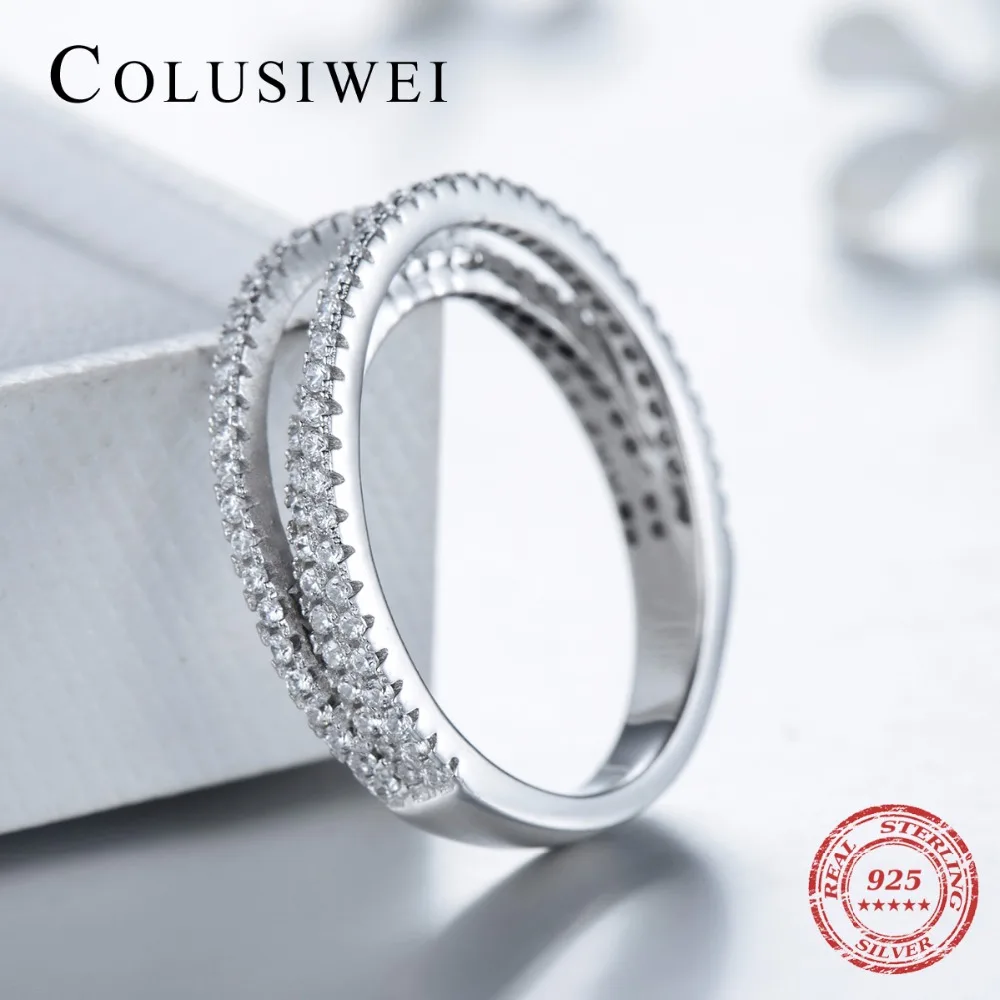 Женское кольцо из серебра 2018 пробы классическое элегантное 925 подарочное