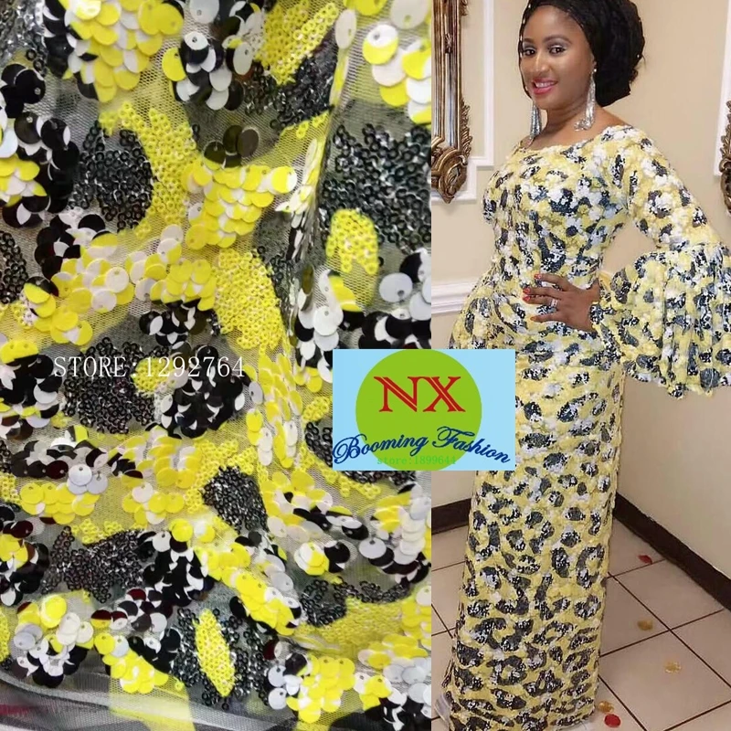 Последние Тюль французское кружево с Последовательностью для платья в