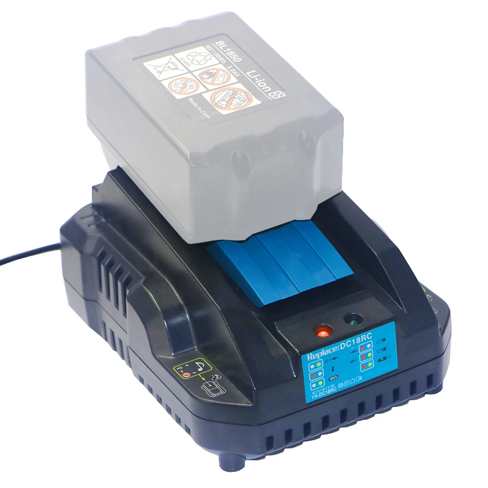 Зарядное устройство для литий-ионных батарей Doscing DC18RC 4A зарядный ток Makita 14 4 в 18