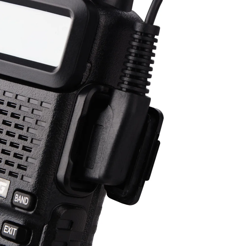 Акустическая трубка PTT Mic портативная рация с наушниками гарнитура для Kenwood Baofeng Bf