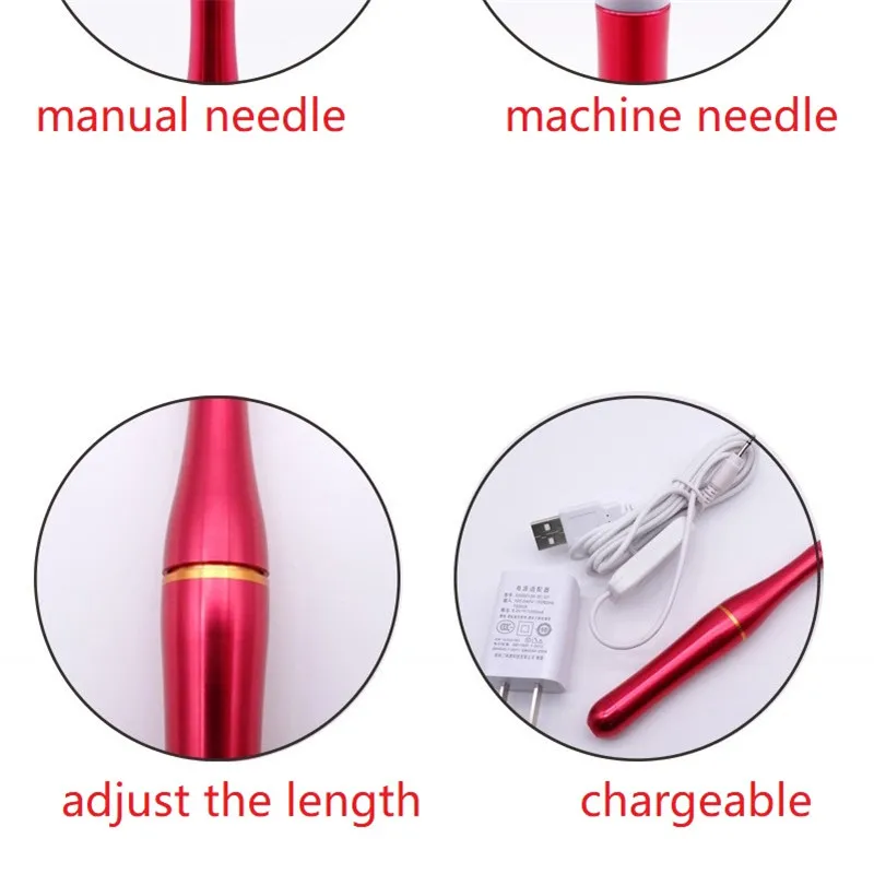 Tattoo Machine 2 in 1 Manual Pen & Electric be Multi-function Microblading Permanent Makeup Machines | Красота и здоровье