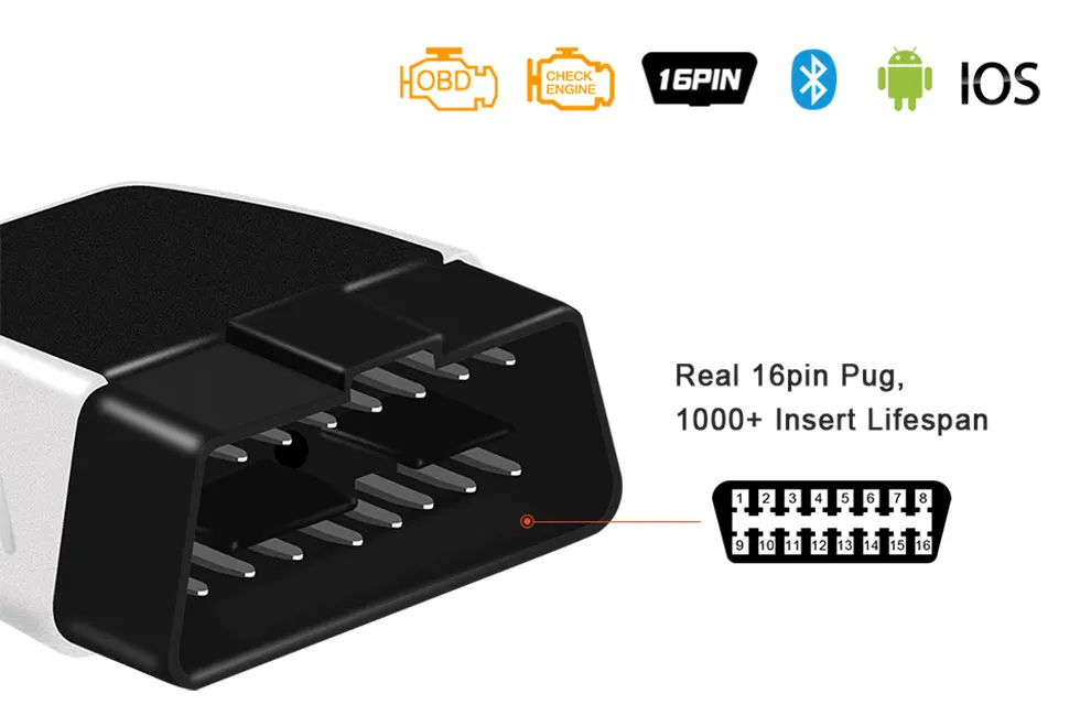 ELM327 V2.2 лучше, чем ELM 327 V1.5 PIC18F25K80 OBD2 сканер Automotivo Bluetooth 4,0 Автомобильный диагностический автоматический инструмент для IOS/Android