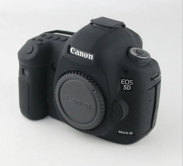 Мягкая зеркальная силиконовая сумка для камеры Canon EOS 5D Mark III 5D3 5DS 5DR легкая чехол |