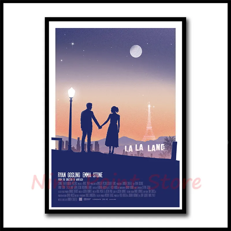 La Land бумага с покрытием фильм плакат наклейки на стену Бар Кафе домашний декор домашнего искусства бескаркасные