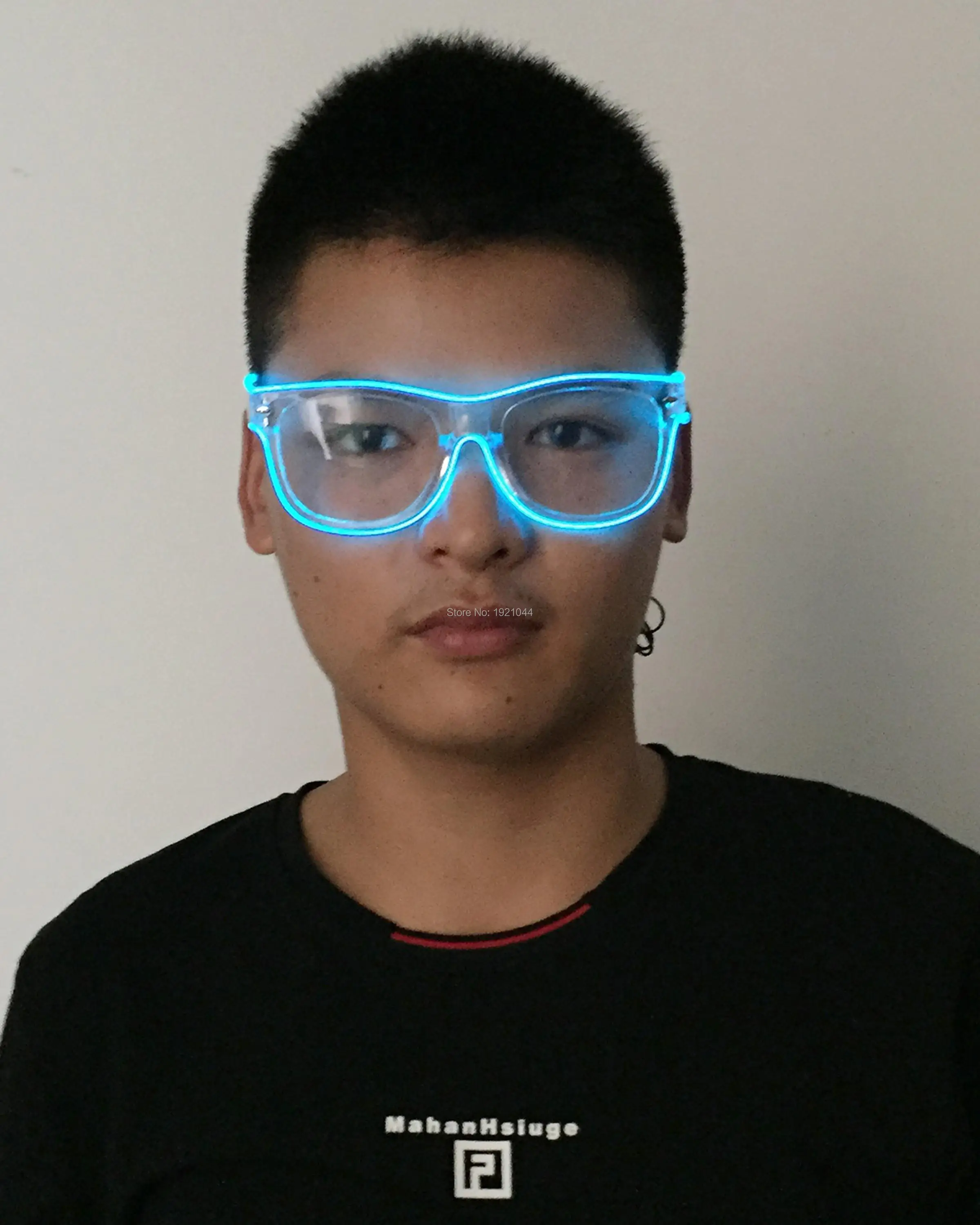 Светящиеся солнцезащитные очки с прозрачными линзами 10 цветов на выбор|sunglasses