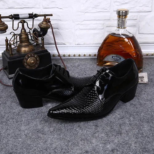 Мужские кожаные туфли в итальянском стиле мужские лоферы из змеиной кожи