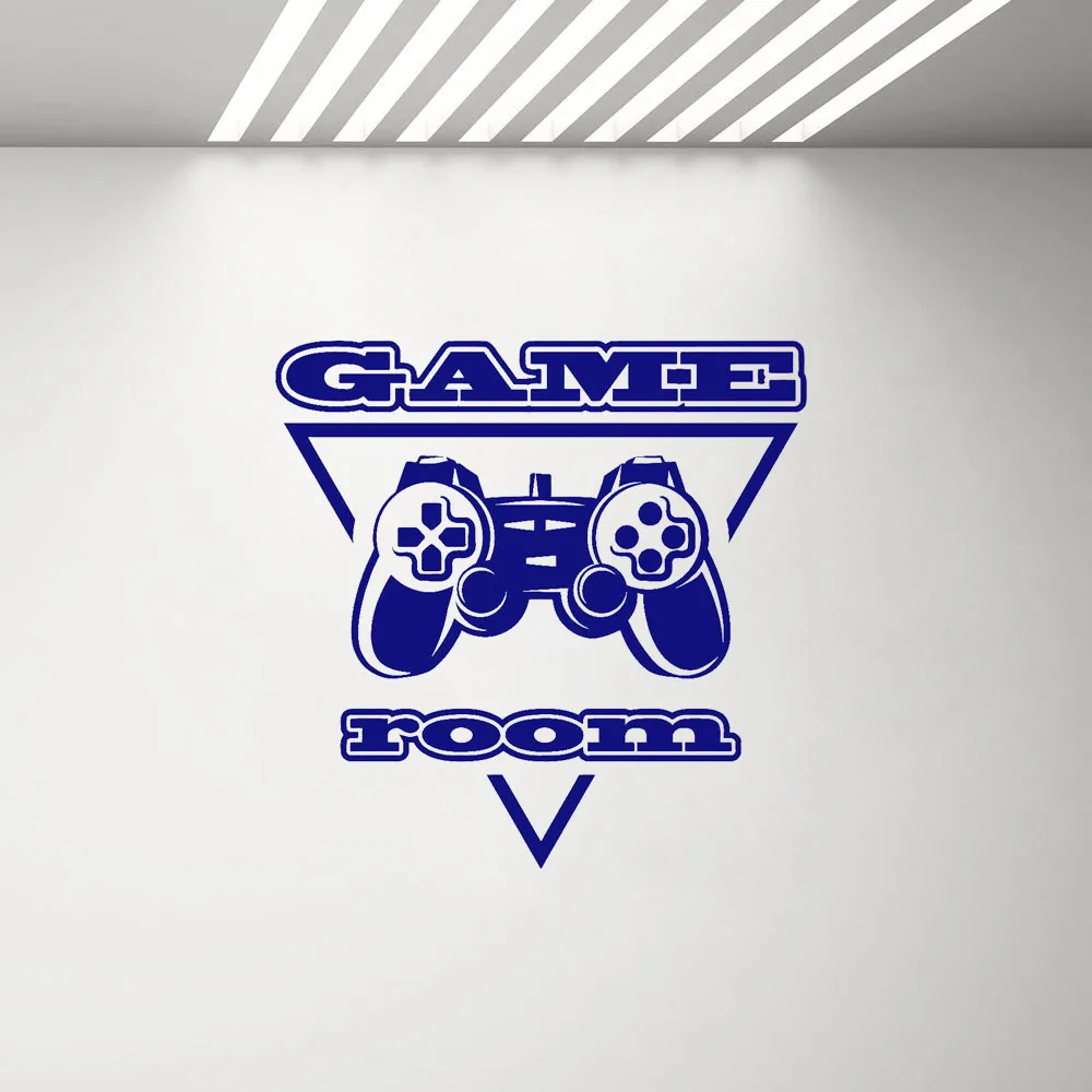 PC геймерский джойстик виниловая наклейка на стену видеоигры игровой знак