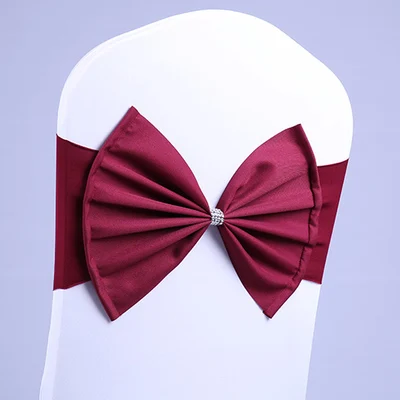 

Hot Sale !! Hot Sale !! 100pcs Wedding Banquet Chair Sash Bow Sashes FREE SHIPPING MARIOUS