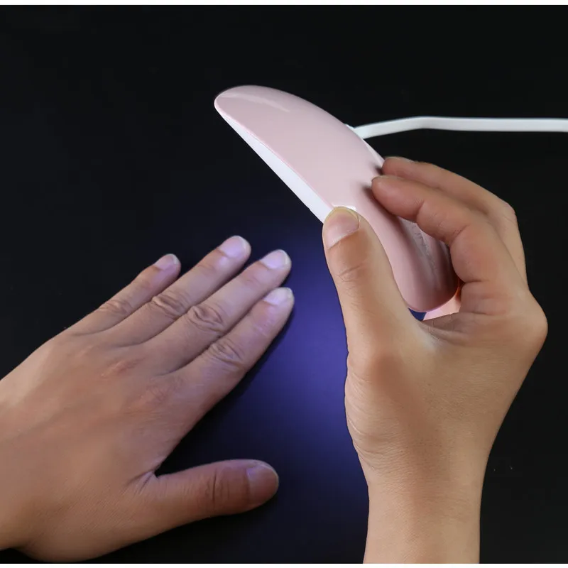 УФ лампа SUN Мини для маникюра 6 Вт портативный белый мини светильник светодиодная