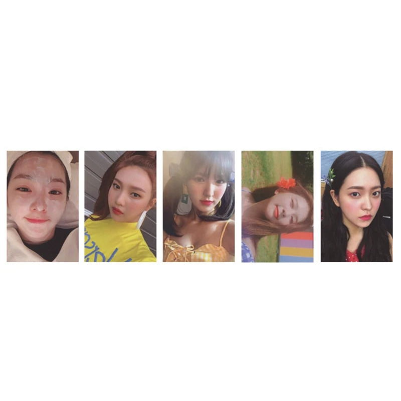 Youpop KPOP красная бархатная Фотокарточка летняя фотография альбом K-POP самодельные