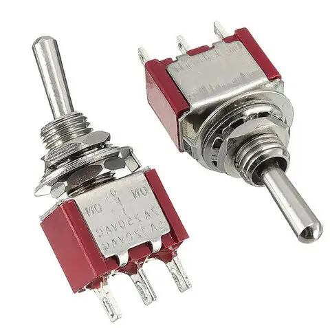 

2 Pcs AC SPDT On/Off/On 3 Position Momentary Toggle Switch