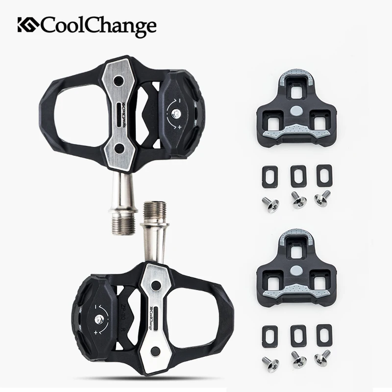 CoolChange, самофиксирующиеся педали для шоссейного велосипеда, сверхлегкие, из углеродного волокна, герметичный подшипник, велосипедная педаль, велосипедная часть, Аксессуары для велосипеда