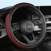 leather universal car steering wheel cover 38cm car styling sport auto steering wheel covers anti slip automotive accessories
