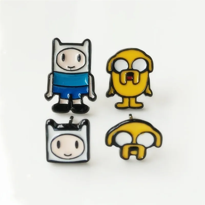 Тапочки в виде персонажа аниме из мультфильма Время приключений Серьги Финн и