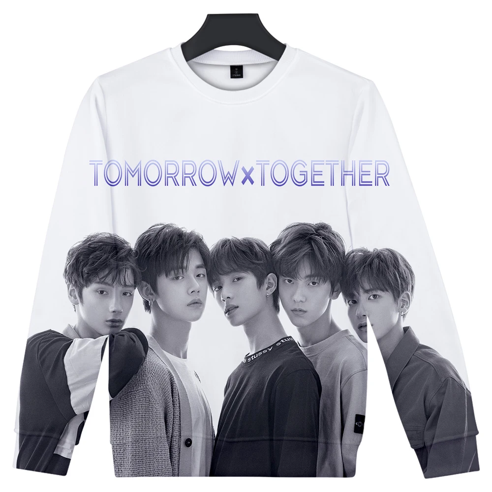 TOMORROW X TOGETHER Member SOOBIN cos/Популярная Повседневная футболка с длинными рукавами