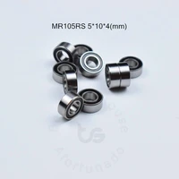 miniature bearing mr105rs 10 pieces 5104mm free shipping chrome steel rubber sealed high speed mechanical equipment parts