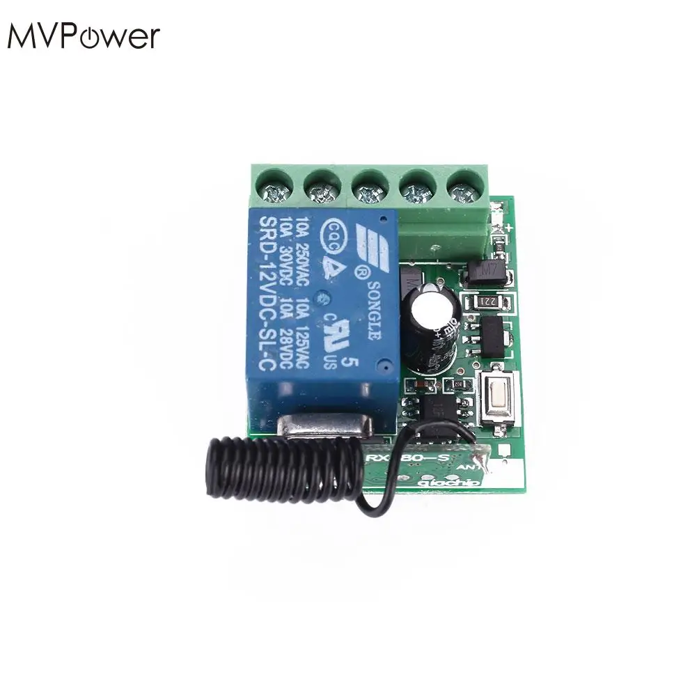 MVpower DC12V 10A 315 МГц Беспроводной РЧ пульт дистанционного управления Управление