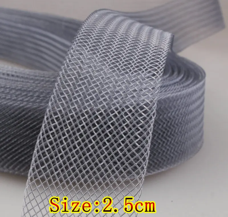 Бесплатная доставка 2 5 см Тяжелая (жесткая) коса для кос 100 ярдов серая|horse hair