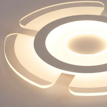 Светодиодный простой современный креативный модный Теплый круглый супер тонкий