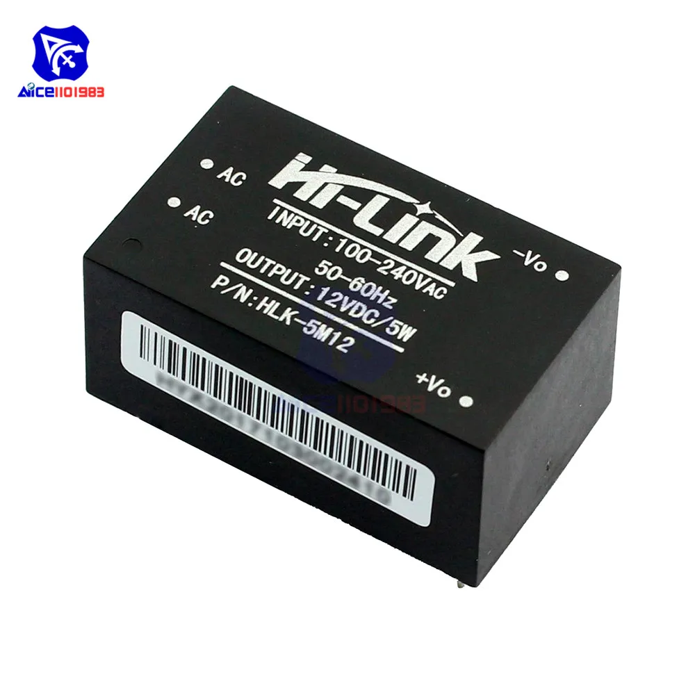 Ac-dc 220 В до 5 В/3,3 В/12 в 3 Вт понижающий преобразователь питания Модуль HLK-PM01 HLK-PM03 HLK-PM12 для интеллектуального домашнего хозяйства