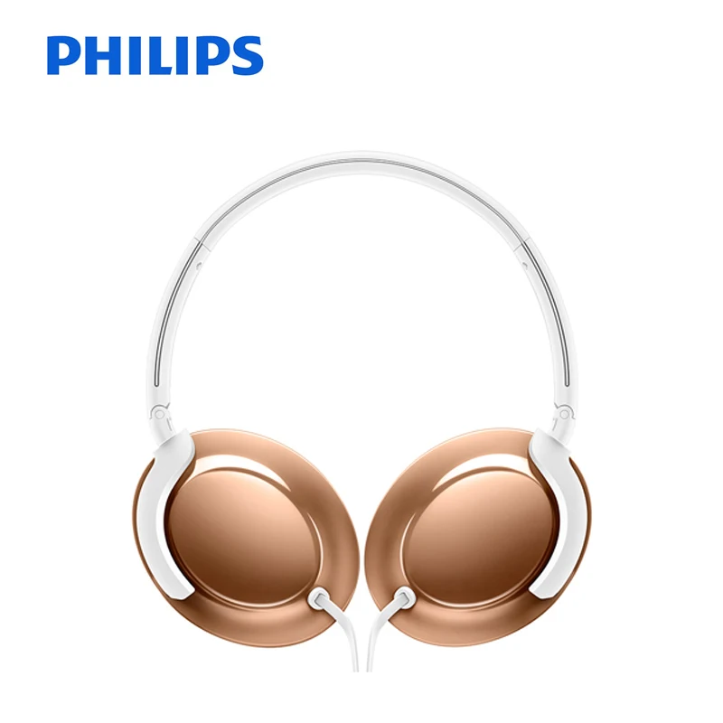 Philips SHL4805 бас Шум шумоподавления наушники провода Управление Hi-Fi наушники с микрофоном для телефона Xiaomi MP3 официальный Тесты - Цвет: White