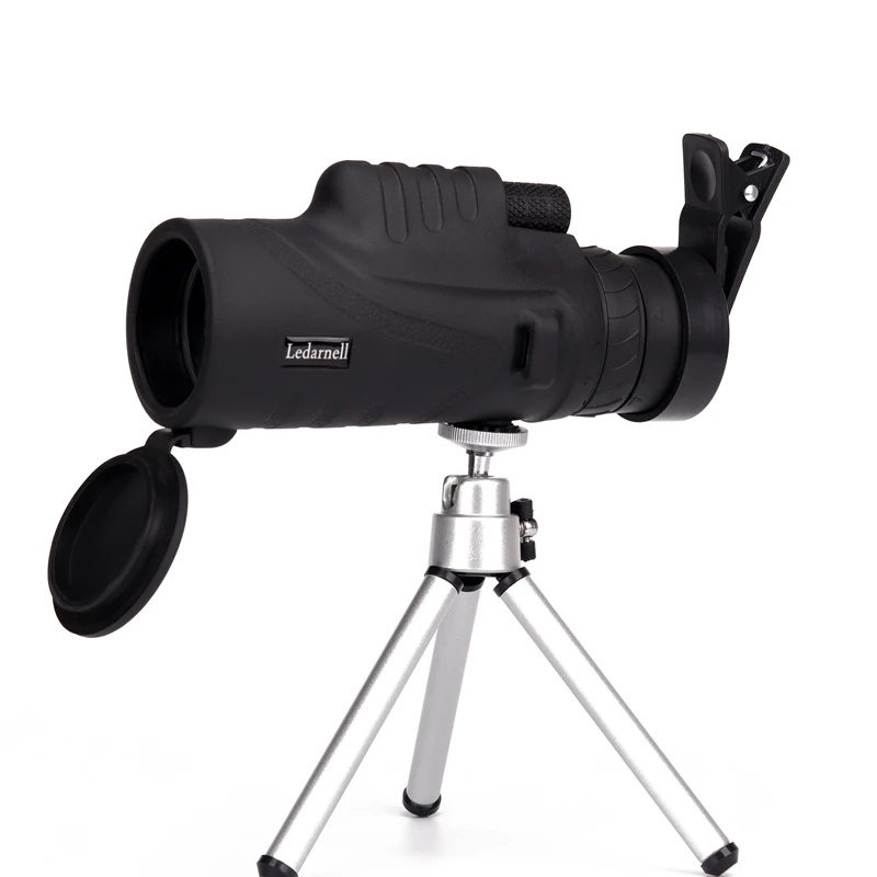 Monocular 10x42 high quality Telescope Waterproof Compact military power for hunting optics black | Инструменты