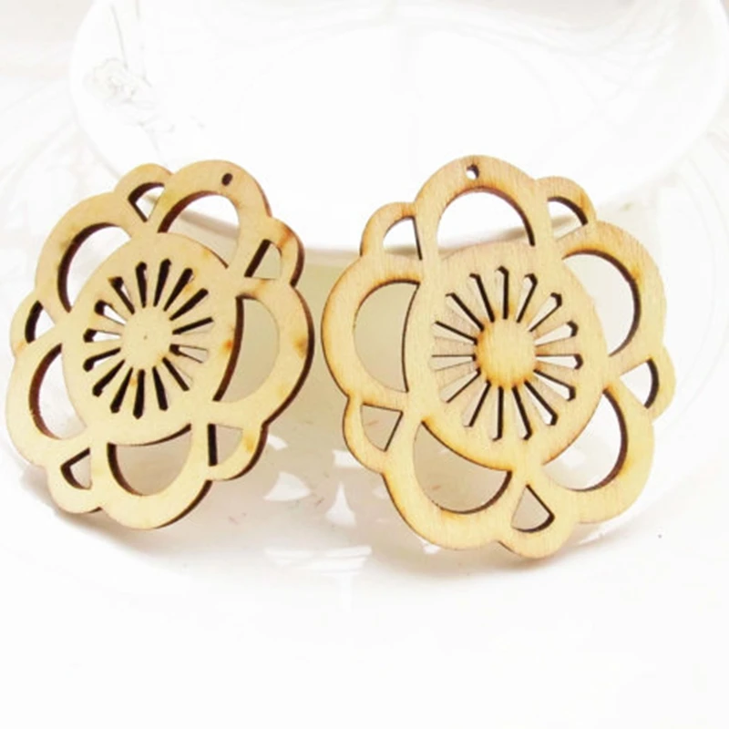 

wooden flower unfinished wood craft