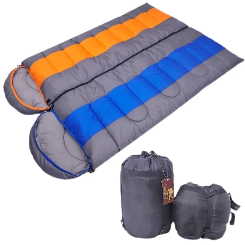 

outdoor camping sleeping bag lazy keep warm thre seasons spring summer sleeping bag for Travel Can be spliced Widened design