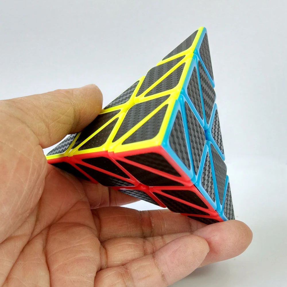 Zcube наклейка из углеродного волокна 3x3x3 магический куб скоростная головоломка