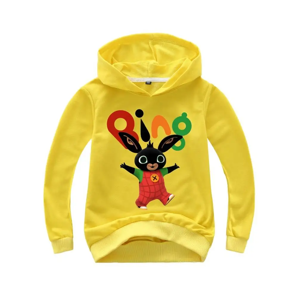 Осень кролик Bing Bunny толстовки детские толстовки с капюшоном Одежда для девочек топ детская одежда для мальчиков рубашка Спортивная одежда XIN506 - Цвет: style  17