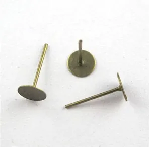 Бесплатная доставка серьги-гвоздики размером 200 дюйма и 8x12 мм серьги с пустой