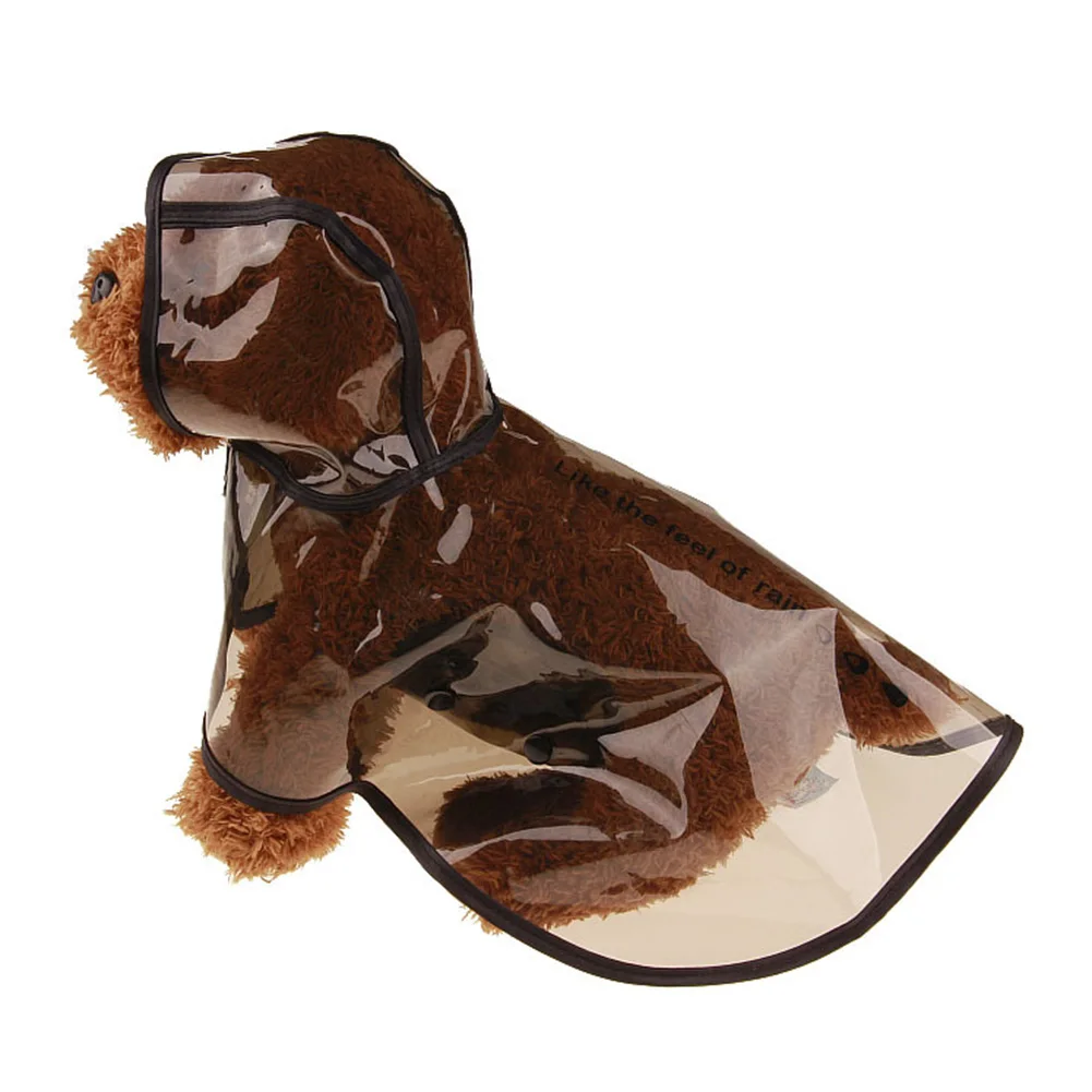 Водонепроницаемый непромокаемый плащ для собаки куртка улицы дождевик милая