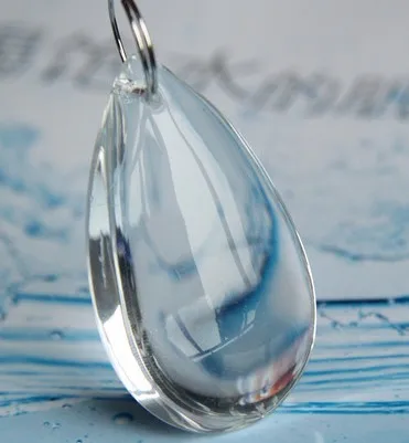 

76mm 240pcs/Lot Crystal Prism Pendant Parts Suncatchr Beautiful Tear Drop Lamp Parts Decorative Chandelier Wedding