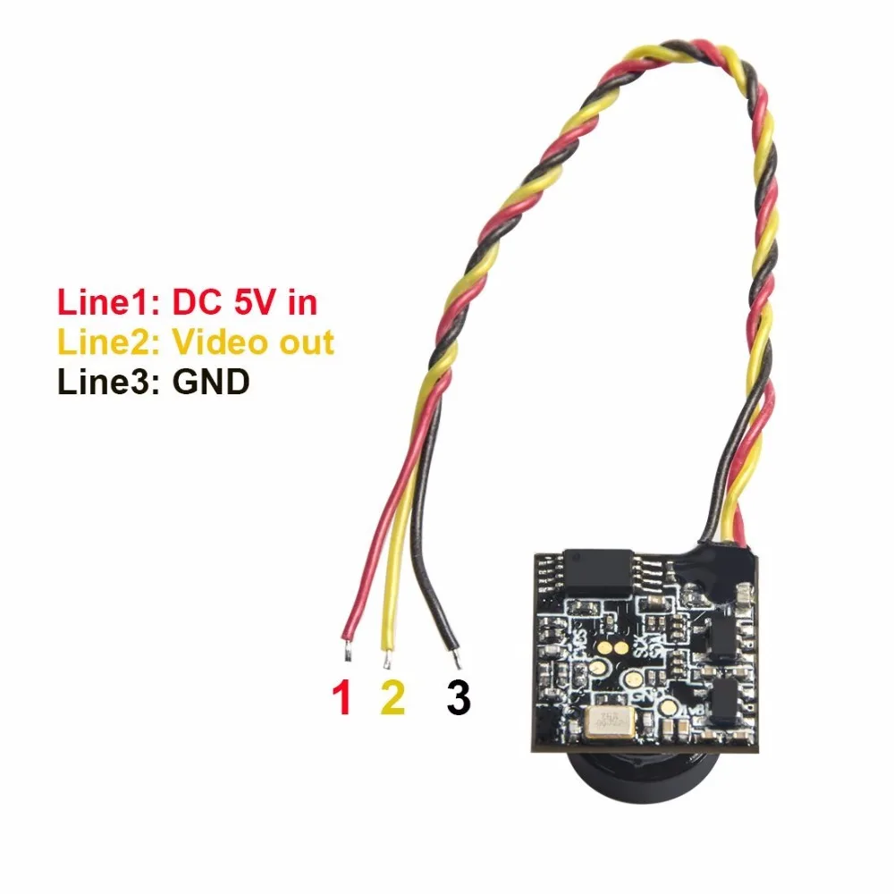 AKK K28C 600TVL 120 градусов NTSC Mini FPV камера