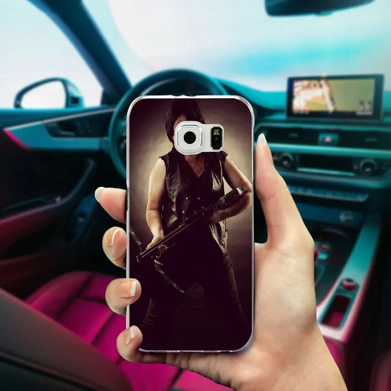 The Walking Dead Дэрил Диксон для samsung Galaxy Note 2 3 4 5 8 S3 S4 S5 мини S6 S7 s8 S9 край плюс мягкая TPU