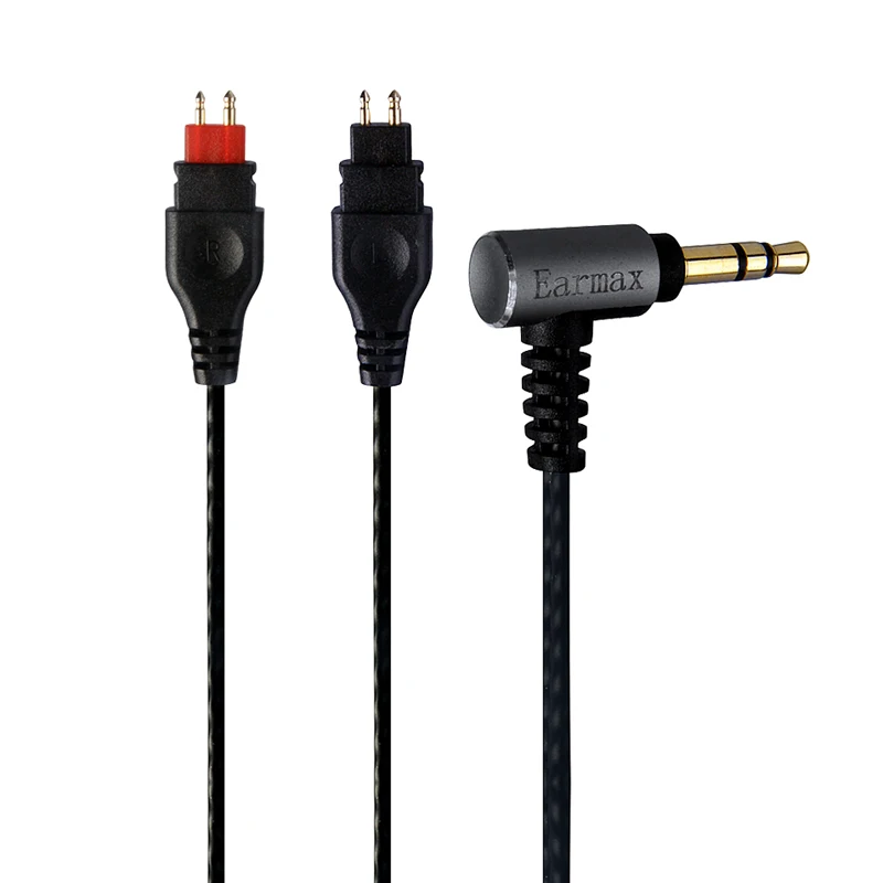 Черный аудиокабель 3 5 мм OCC для наушников Sennheiser HD265 HD414 Classic HD525 HD535 HD545 HD565 HD580 HD600 HD650
